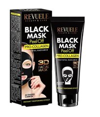 Melna maska ar kolagēnu, Revuele 50 ml cena un informācija | Sejas maskas, acu maskas | 220.lv