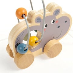 Толкаемая деревянная игрушка Бегемот Smiki, Zookabee цена и информация | Игрушки для малышей | 220.lv