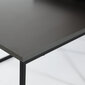 2-u kafijas galdiņu komplekts Kalune Design 855, melns/tumši pelēks цена и информация | Žurnālgaldiņi | 220.lv