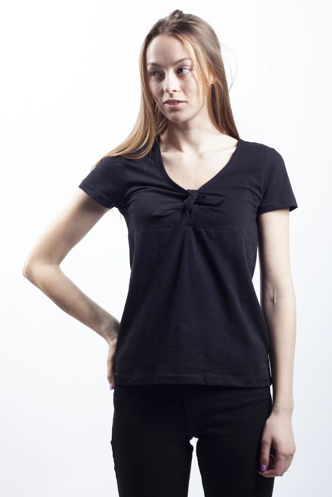 T-krekls sievietēm BLUE SEVEN, melns cena un informācija | T-krekli sievietēm | 220.lv