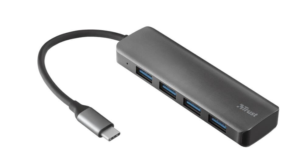 USB centrmezgls Trust Halyx, USB-C/USB-A 3.2 cena un informācija | Adapteri un USB centrmezgli | 220.lv