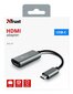 Adapteris Trust Dalyx USB-C/HDMI, 20 cm cena un informācija | Adapteri un USB centrmezgli | 220.lv