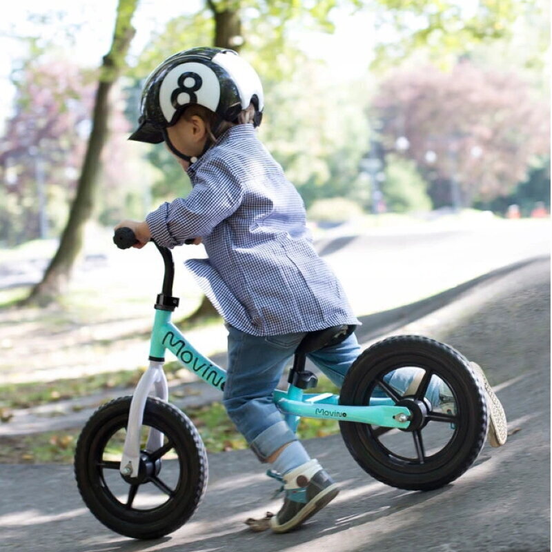 Movino Classic Ergo+ bērnu balansa ritenis ar EVA 12" riteņiem, zaļš/rozā cena un informācija | Balansa velosipēdi | 220.lv