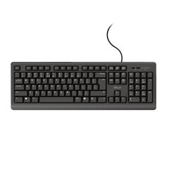Проводная клавиатура Trust TK-150, черная цена и информация | Клавиатуры | 220.lv