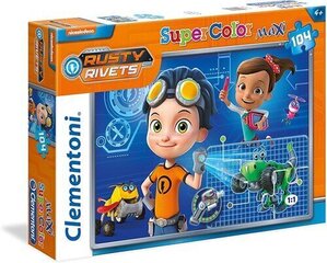 Пазл Nickelodeon Rusty Rivets maxi, 104 детали цена и информация | Пазлы | 220.lv