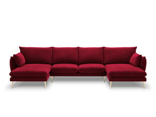 Stūra dīvāns Milo Casa Elio 6S-V, sarkans cena un informācija | Stūra dīvāni | 220.lv