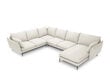 Stūra dīvāns Milo Casa Elio 7S, smilškrāsas/melns цена и информация | Stūra dīvāni | 220.lv