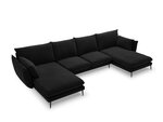 Stūra dīvāns Milo Casa Elio 6S-V, melns