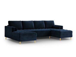 Stūra dīvāns Milo Casa Santo 6S, zils cena un informācija | Stūra dīvāni | 220.lv