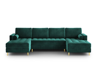 Stūra dīvāns Milo Casa Santo 6S, zaļš cena un informācija | Stūra dīvāni | 220.lv