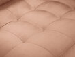 Stūra dīvāns Milo Casa Santo 6S, rozā/melns цена и информация | Stūra dīvāni | 220.lv