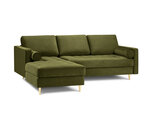 Stūra dīvāns Milo Casa Santo 4S-V, gaiši zaļš
