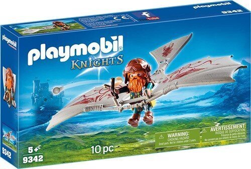 Rūķis ar mušu Playmobil Knights 9342 cena un informācija | Rotaļlietas zēniem | 220.lv