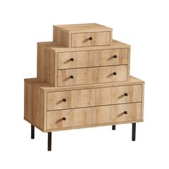 Kumode Kalune Design Dresser 793, brūna cena un informācija | Kumodes | 220.lv