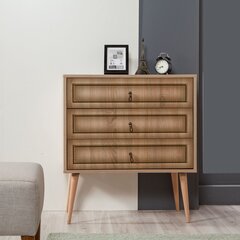 Kumode Kalune Design Dresser 3404, ozola krāsas cena un informācija | Kumodes | 220.lv