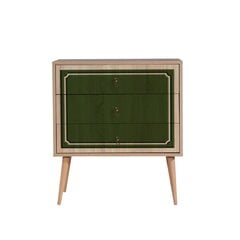 Комод Kalune Design Dresser 3439, цвета дуба/зеленый цена и информация | Комоды | 220.lv