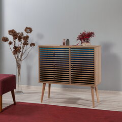 Комод Kalune Design Dresser 3446, цвета дуба/синий цена и информация | Комоды | 220.lv