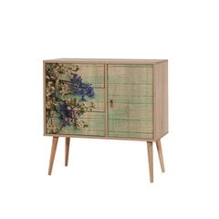 Kumode Kalune Design Dresser 3410, ozola krāsas/daudzkrāsaina cena un informācija | Kumodes | 220.lv