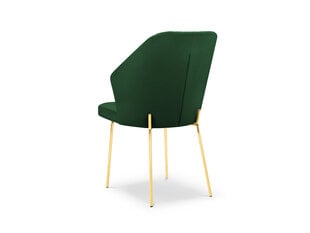 Krēsls Cosmopolitan Design Borneo, tumši zaļš cena un informācija | Virtuves un ēdamistabas krēsli | 220.lv