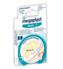 Plāksteris pret tulznām Hydrocolloid Megaplast, 5 gab. cena un informācija | Pirmā palīdzība | 220.lv