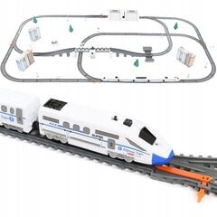 Liels XXL elektriskais vilciens Liels sliedes 9 m vilciena lokomotīve cena un informācija | Rotaļlietas zēniem | 220.lv