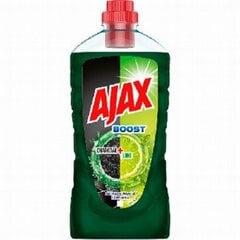 Ajax Boost grīdas mazgāšanas līdzeklis Charcoal Lime 1l cena un informācija | Tīrīšanas līdzekļi | 220.lv