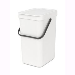 Brabantia мусорный ящик, 12 л, белый цена и информация | Мусорные баки | 220.lv