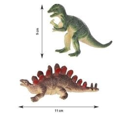 Dinozauru figūriņu komplekts, 12 gab. cena un informācija | Rotaļlietas zēniem | 220.lv