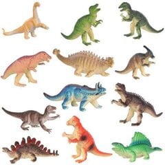 Dinozauru figūriņu komplekts, 12 gab. цена и информация | Игрушки для мальчиков | 220.lv