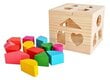 Koka kubs ar blokiem cena un informācija | Rotaļlietas zīdaiņiem | 220.lv