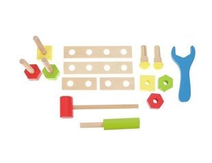 Деревянный ящик для инструментов с инструментами цена и информация | Игрушки для мальчиков | 220.lv