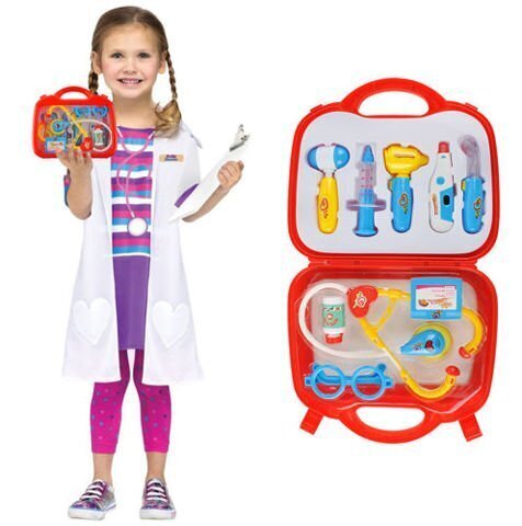 Bērnu ārsta komplekts ar čemodānu cena un informācija | Rotaļlietas meitenēm | 220.lv