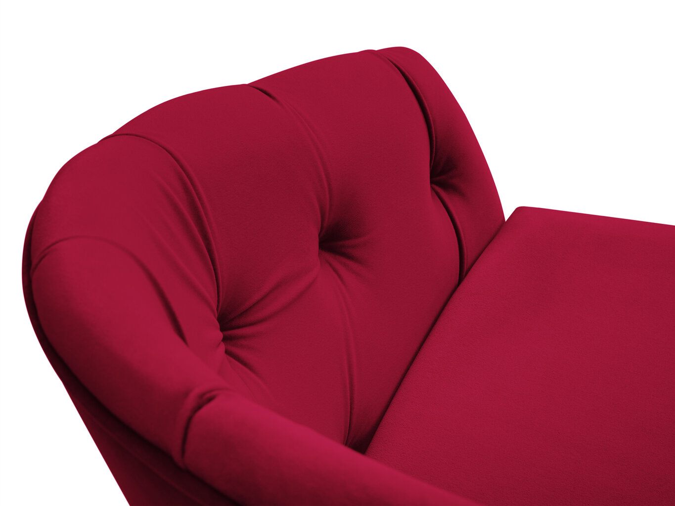 Krēsls Milo Casa Elisa, sarkanas/zeltainas krāsas cena un informācija | Virtuves un ēdamistabas krēsli | 220.lv
