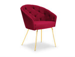 Krēsls Milo Casa Elisa, sarkanas/zeltainas krāsas