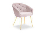 Krēsls Milo Casa Elisa, rozā/zeltainas krāsas