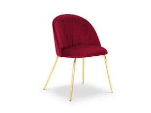 Krēsls Milo Casa Livia, sarkanas/zeltainas krāsas cena un informācija | Virtuves un ēdamistabas krēsli | 220.lv