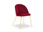 Krēsls Milo Casa Livia, sarkanas/zeltainas krāsas