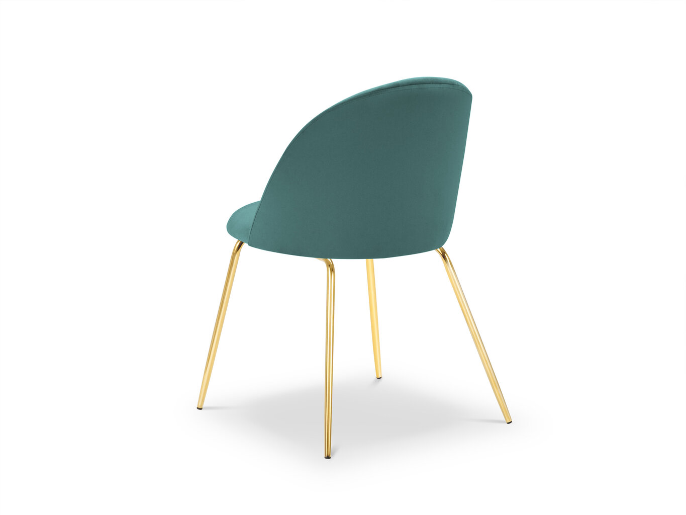 Krēsls Milo Casa Livia, zaļas/zeltainas krāsas cena un informācija | Virtuves un ēdamistabas krēsli | 220.lv