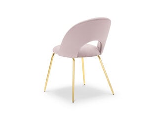 Krēsls Milo Casa Lucia, rozā/zeltainas krāsas cena un informācija | Virtuves un ēdamistabas krēsli | 220.lv