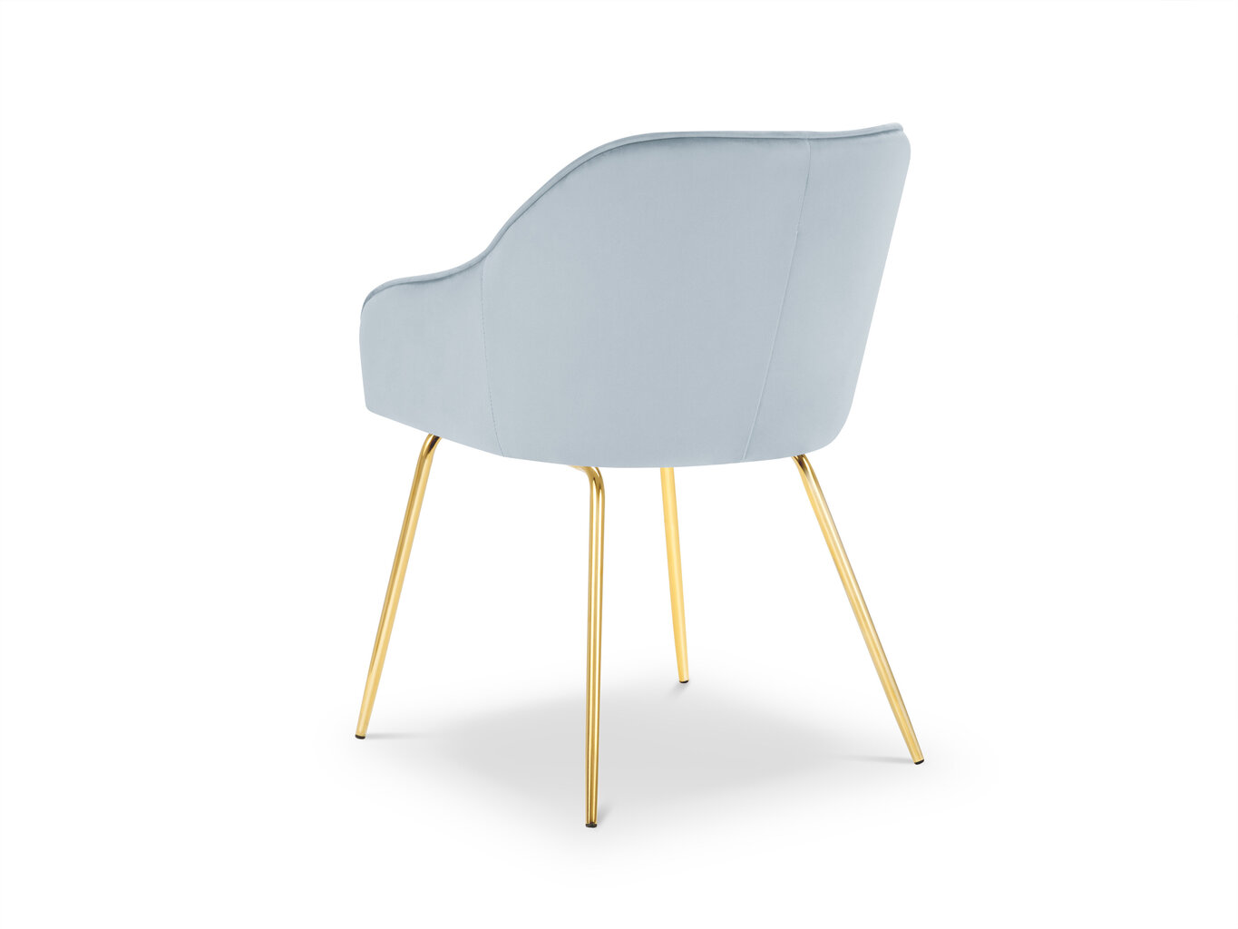 Krēsls Milo Casa Luisa, gaiši zilas/zeltainas krāsas cena un informācija | Virtuves un ēdamistabas krēsli | 220.lv