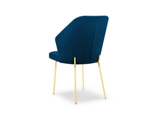 Krēsls Cosmopolitan Design Borneo 7, tumši zils cena un informācija | Virtuves un ēdamistabas krēsli | 220.lv