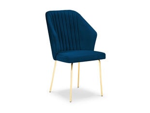 Krēsls Cosmopolitan Design Borneo 7, tumši zils cena un informācija | Virtuves un ēdamistabas krēsli | 220.lv