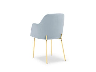 Krēsls Cosmopolitan Design Padova, gaiši zilas/zeltainas krāsas cena un informācija | Virtuves un ēdamistabas krēsli | 220.lv