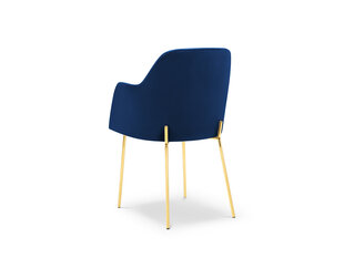 Krēsls Cosmopolitan Design Padova, zilas/zeltainas krāsas cena un informācija | Virtuves un ēdamistabas krēsli | 220.lv