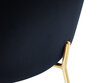 Krēsls Cosmopolitan Design Padova, tumši zils/zeltainas krāsas цена и информация | Virtuves un ēdamistabas krēsli | 220.lv