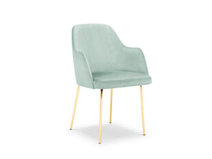 Krēsls Cosmopolitan Design Padova, gaiši zaļas/zeltainas krāsas cena un informācija | Virtuves un ēdamistabas krēsli | 220.lv