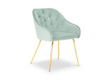 Krēsls Milo Casa Luisa, gaiši zaļas/zeltainas krāsas