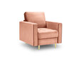 Krēsls Milo Casa Santo, rozā/zeltainas krāsas cena un informācija | Atpūtas krēsli | 220.lv