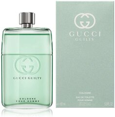 Туалетная вода Gucci Guilty Cologne Pour Homme EDT для мужчин 150 мл цена и информация | Мужские духи | 220.lv