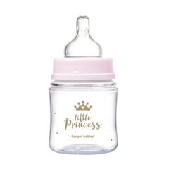 Plata kakla pudelīte Canpol Babies, Anti-colic PP Easy Start Royal Baby, 120 ml, 35/233, pink cena un informācija | Bērnu pudelītes un to aksesuāri | 220.lv